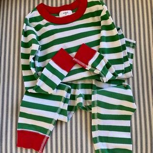 EUC Hanna Andersson kids holiday pajamas.  Worn once.